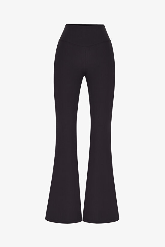 SOFT FEEL FLARE LEGGING, L, BK3 SIYAH