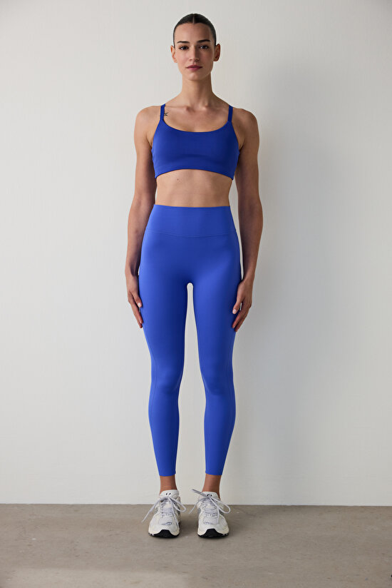 Saks Mavisi Hafif Destek Spor Sütyeni Saks Mavisi Hafif Destek Spor Sütyeni - 4