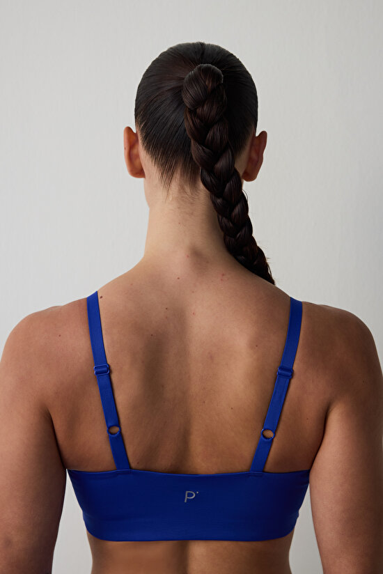 Saks Mavisi Hafif Destek Spor Sütyeni Saks Mavisi Hafif Destek Spor Sütyeni - 5