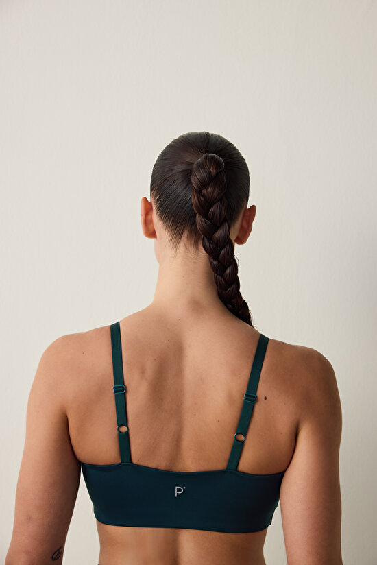 Koyu Yeşil Hafif Destek Spor Sütyeni Koyu Yeşil Hafif Destek Spor Sütyeni - 4