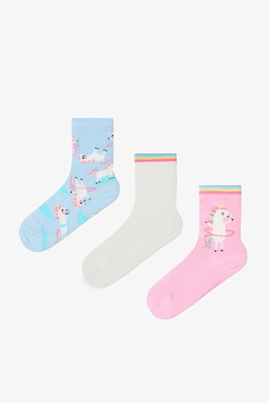 G.PLAYFUL UNICORN 3 PACK, 23-26, MIX MIX
