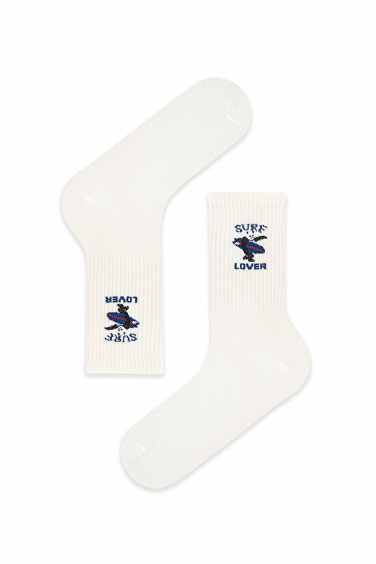 Erkek Renkli Surf Panda 2'li Soket - 2