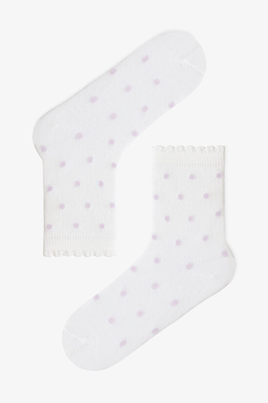 Lila Kız Çocuk Lilac Axolot 2'li Soket Çorap - 2