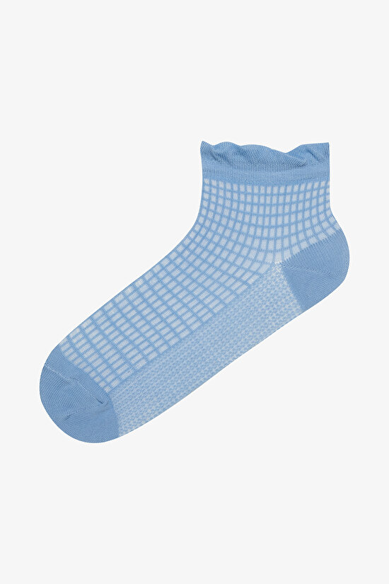 2 Çift Pamuklu Fırfırlı Patik Çorap 2 Çift Pamuklu Fırfırlı Patik Çorap - 3