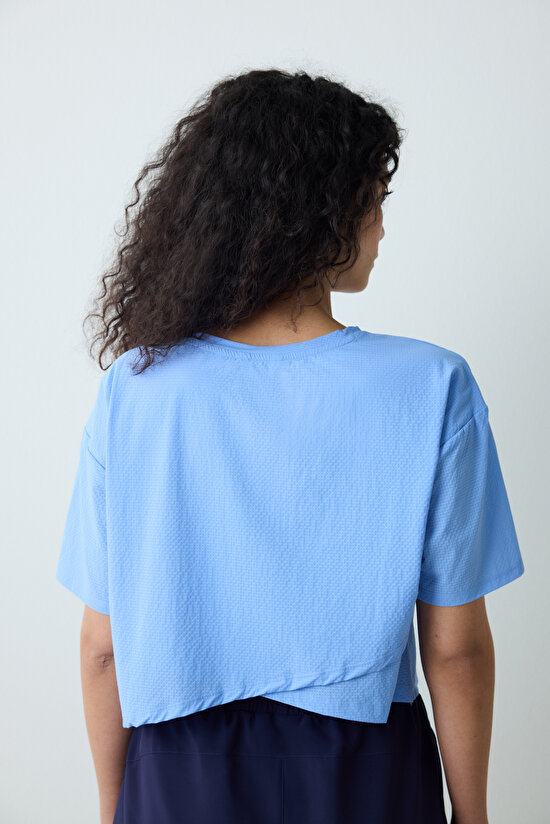 Mavi Bisiklet Yaka Regular Fit Modal Tişört - 6