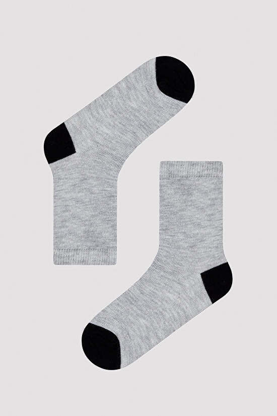 Erkek Çocuk Çizgili 4lü Soket Çorap - 4
