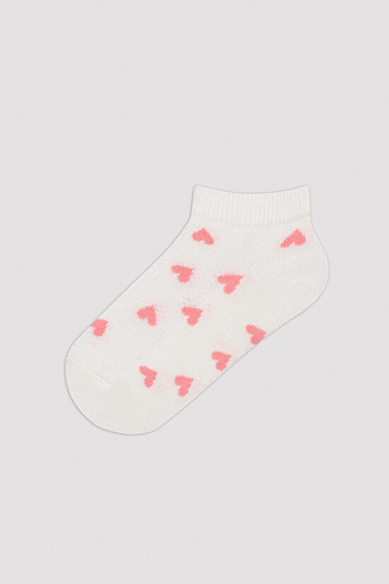 Girls Tiny Hearts 4in1 Liner Socks - 3