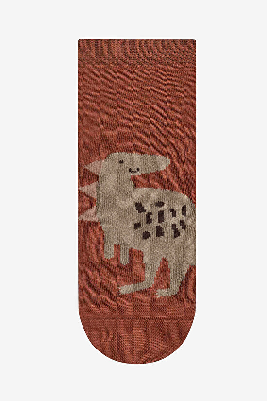 Boys Dino Time 4in1 Multi Colour Socket Socks - 4