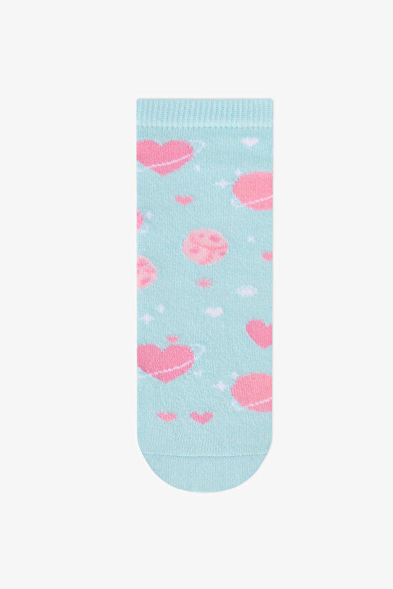 Kız Çocuk Caticorn Galaxy 4lü Soket Çorap - 3