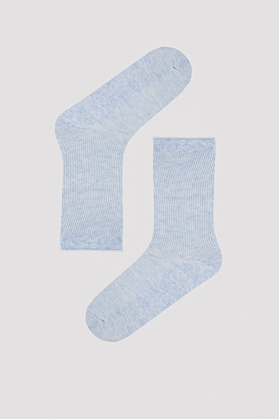 Pastel Renkli 5li Soket Çorap - 5