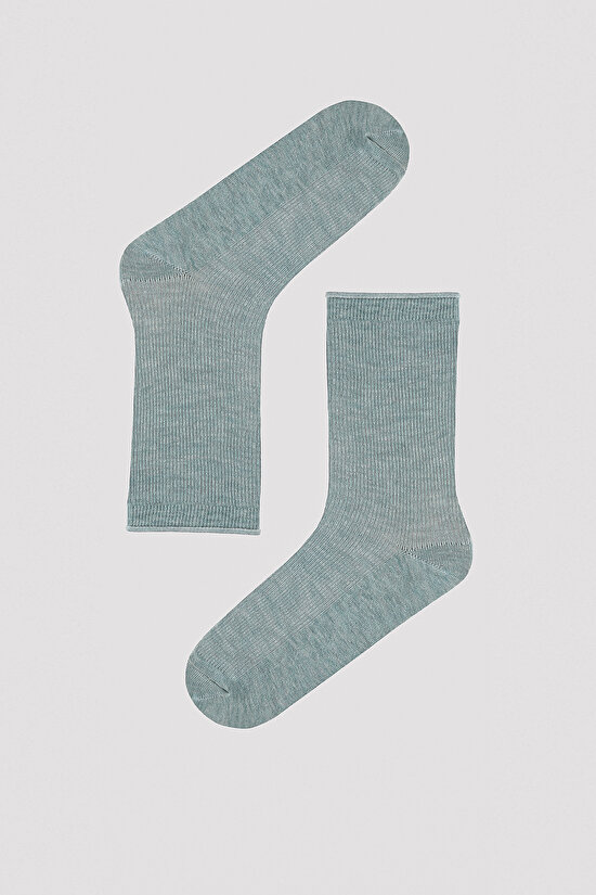 Pastel Renkli 5li Soket Çorap - 6
