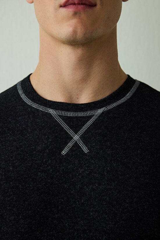 Siyah Basic Erkek Pijama Takımı - 5