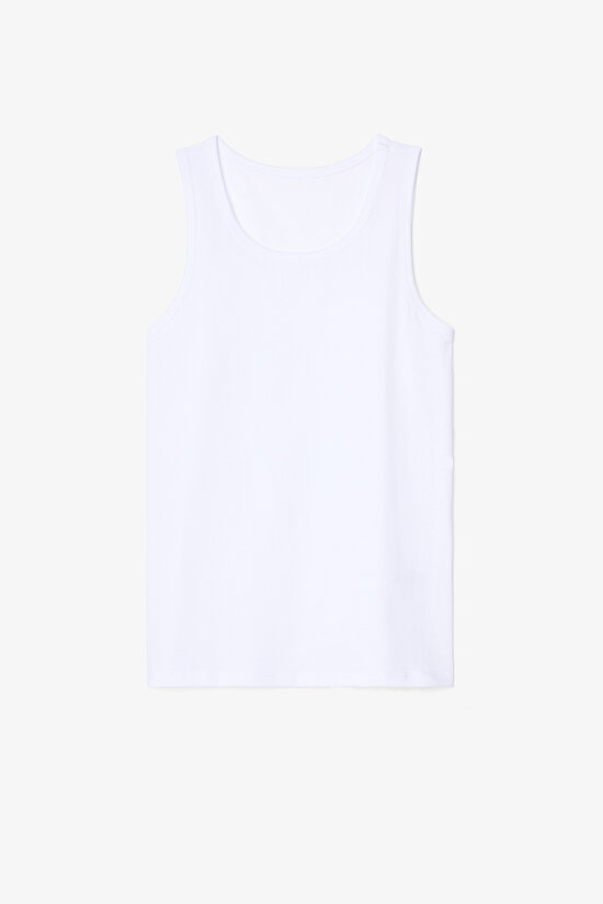 Çok Renkli Erkek Çocuk Pamuklu Basic Kalın Askılı 3'lü Atlet - 3