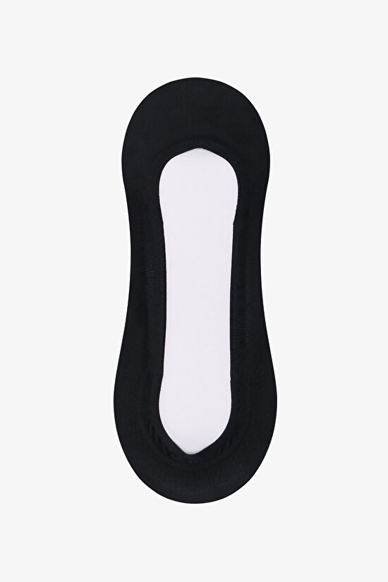 Lazer Kesim Görünmez Kaydırmaz Tutuşlu Babet Çorap - 2