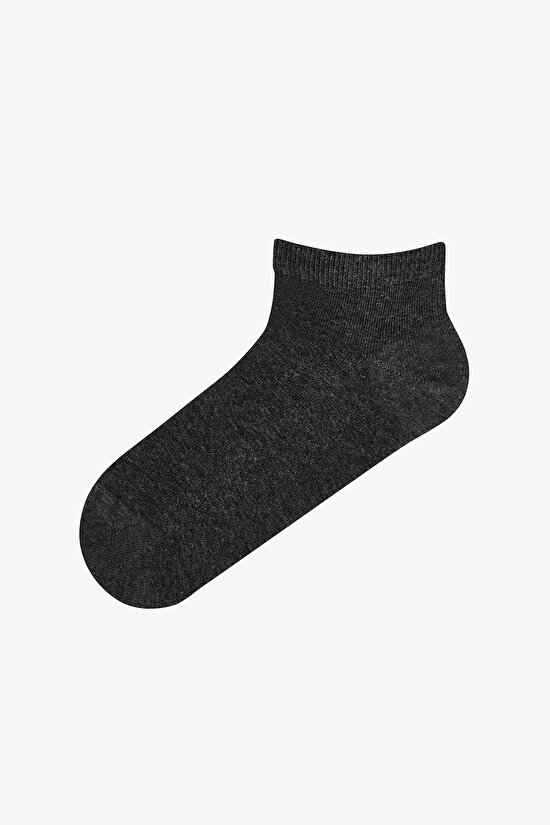 Black Grey Leopard Everyday 5 Pack Liner Socks - 3
