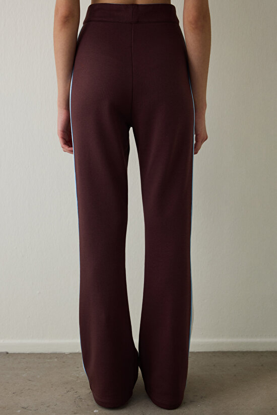 Kahverengi Normal Bel İspanyol Paça Eşofman Altı - Inspired by Flora - 5