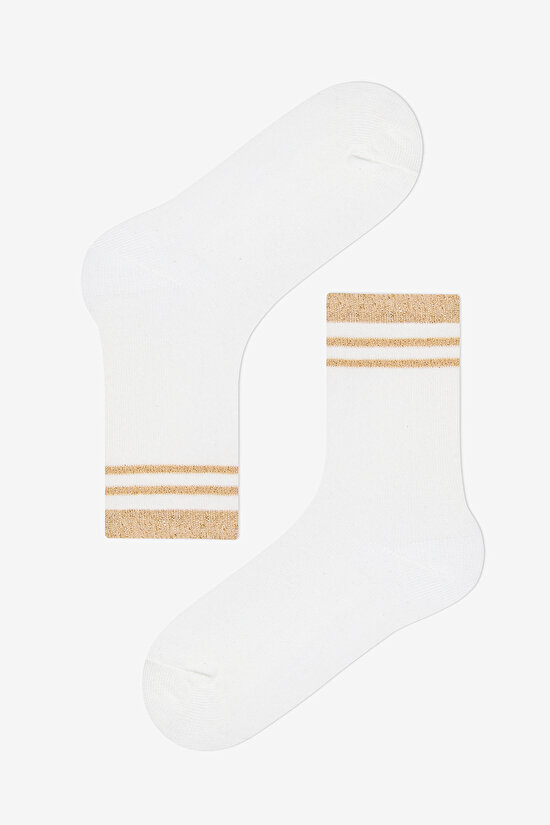 Kız Çocuk Shiny Penguin Çok Renkli 4lü Soket Çorap - 5