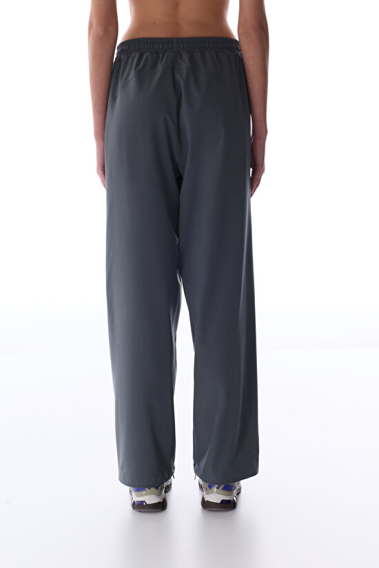Gray Bonded Parachute Pants - 3