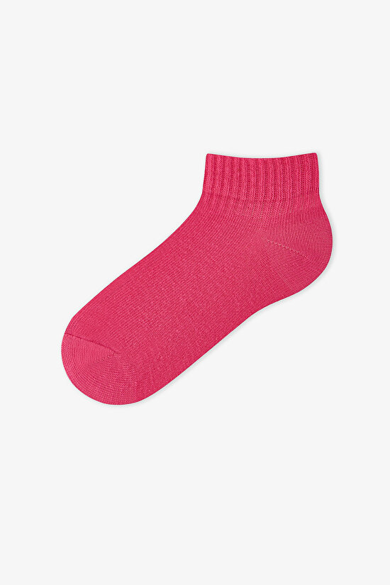 Pembe Kız Çocuk Pink Heart 4'lü Patik Çorap - 2