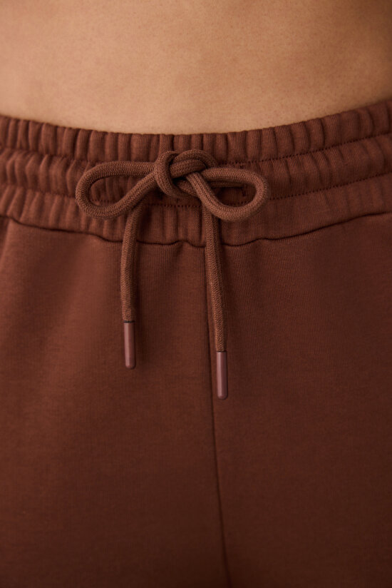 High Rise Brushed Active Kahverengi Jogger - 3