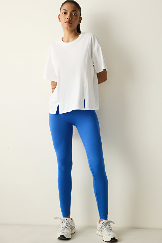 Relax Feel Koyu Mavi Tayt - 4