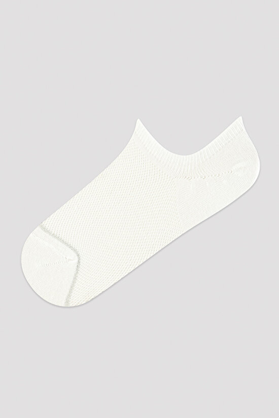 Basic Mesh 3lü Patik Çorap - 3