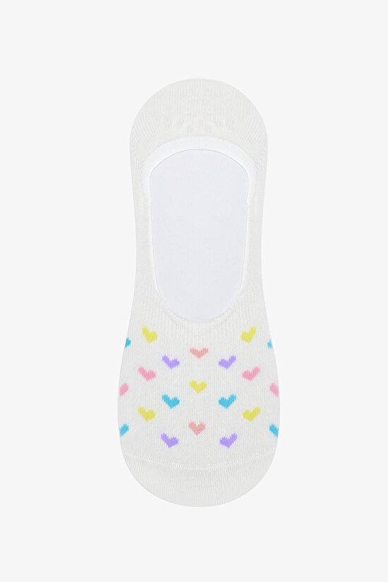 Colorful Heart 3'lü Babet Çorabı - 4