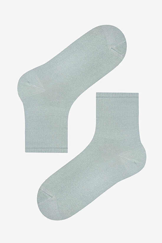 Green Lines Tenis White Green 3in1 Socket Socks - 3