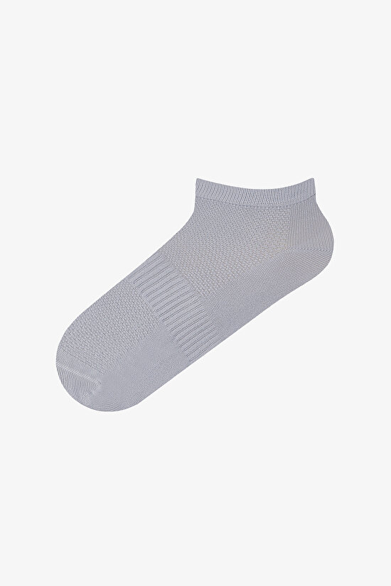 3 Çift Burun Dikişsiz Spor Microfiber Patik Çorap - 2