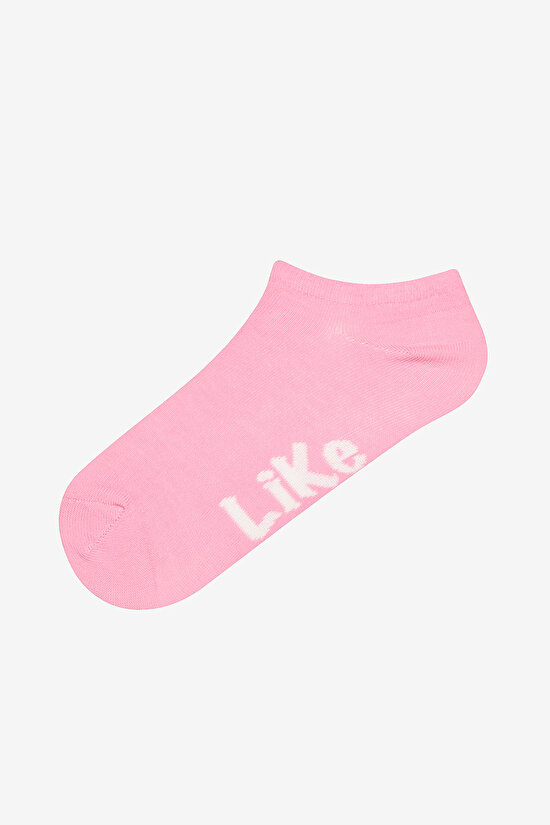 Cool 3lü Mavi Pembe Patik Çorap - 3