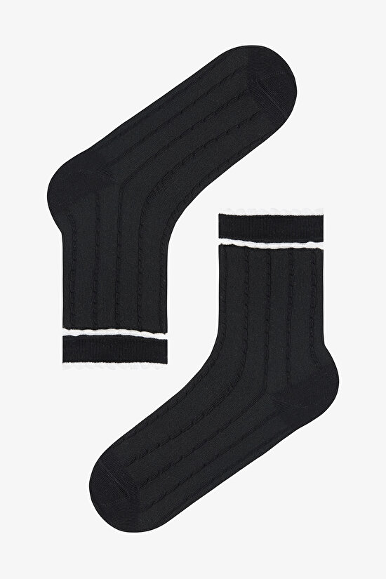 2 Pairs of Cotton Ruffle Socket Socks - 3