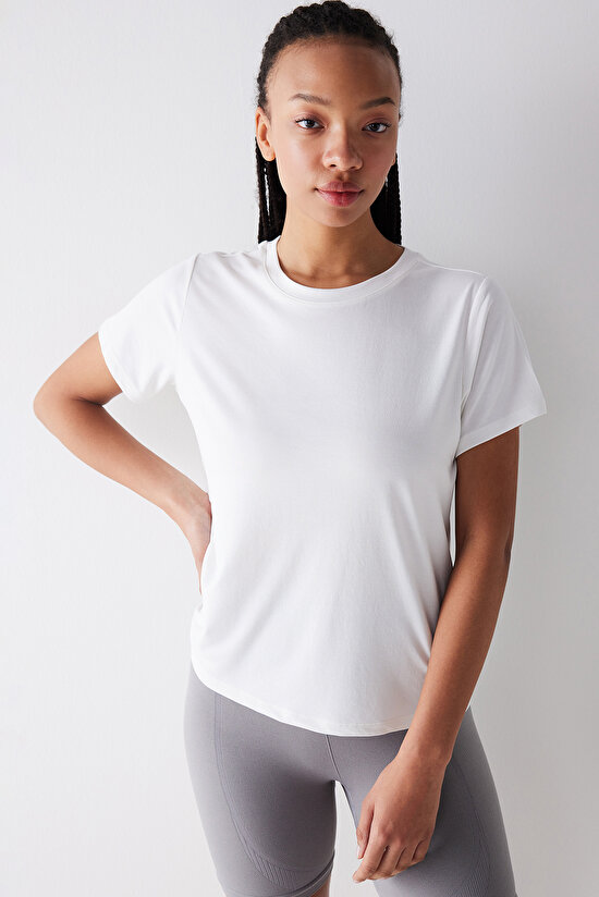 Modal White T-shirt - 1