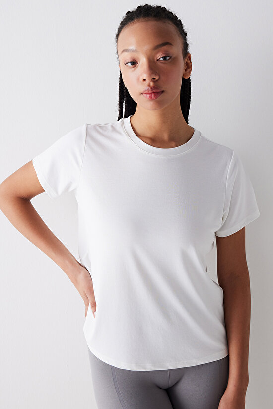 Modal White T-shirt - 2