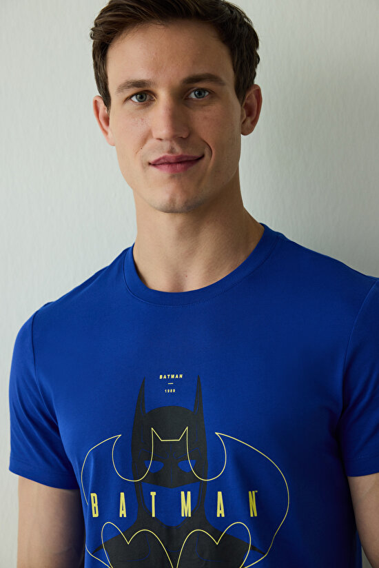 Erkek Batman Sloganlı Pijama Takımı - 3