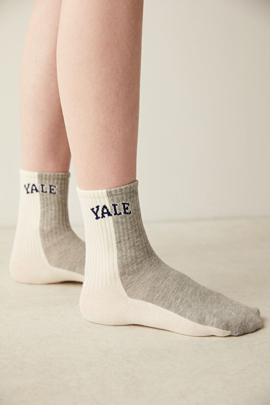 Yale 2 li Gri Tenis Soket Çorap - Unique Koleksiyonu - 2