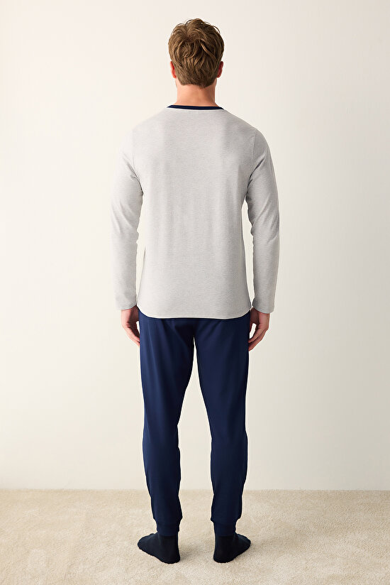 Man Laos Angeles Multi Colour Jogger PJ Set - 5