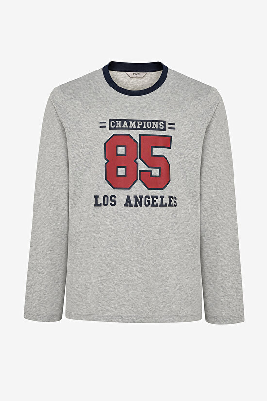 Man Laos Angeles Multi Colour Jogger PJ Set - 7