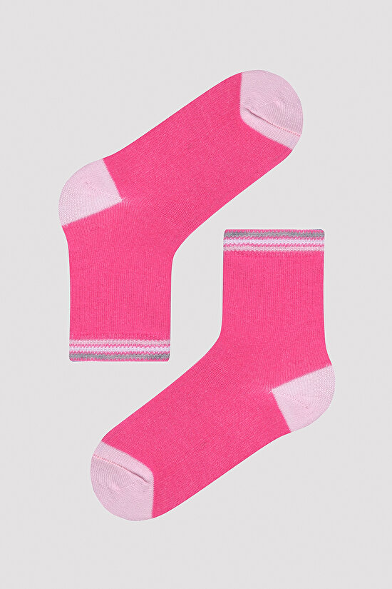 Kız Çocuk Pinky Unicorn 4lü Soket Çorap - 3