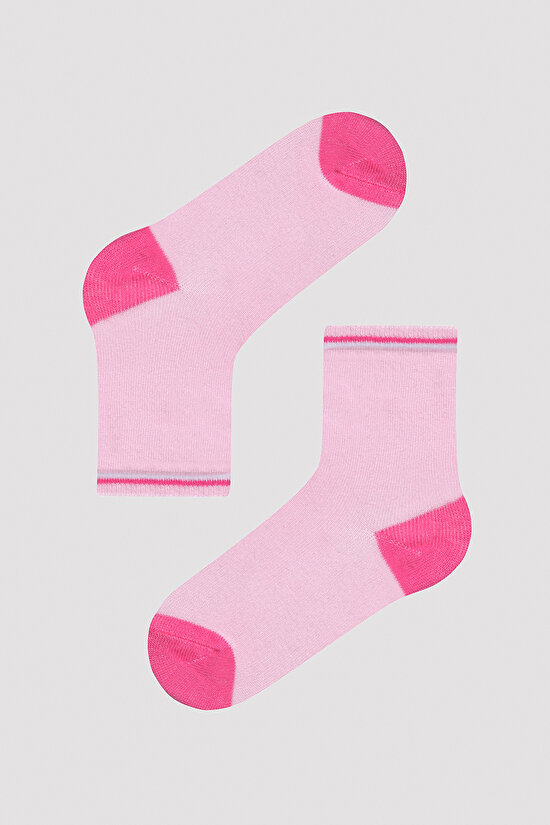 Kız Çocuk Pinky Unicorn 4lü Soket Çorap - 4