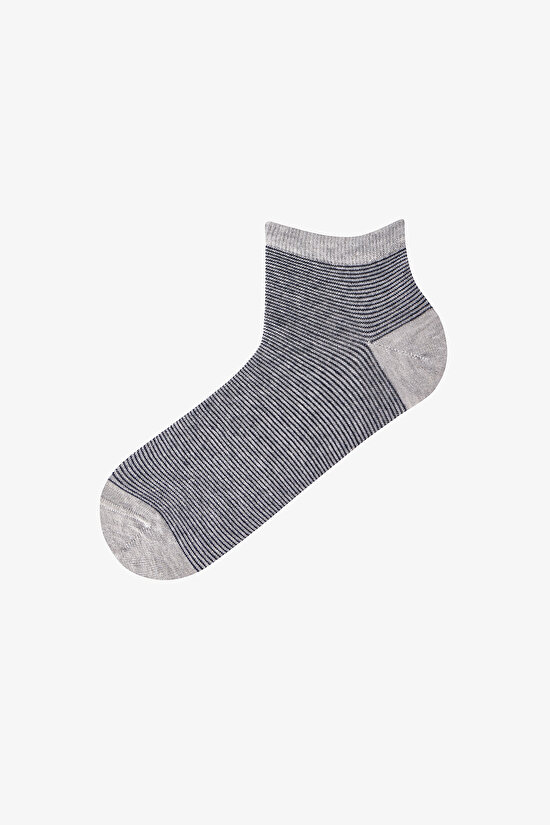 Man Multicolor Soft Lines 5in1 Liner Socks - 3