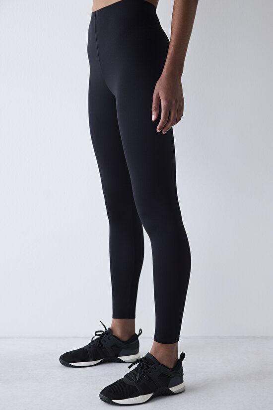 Black Miracle Fit Crop Leggings - 1