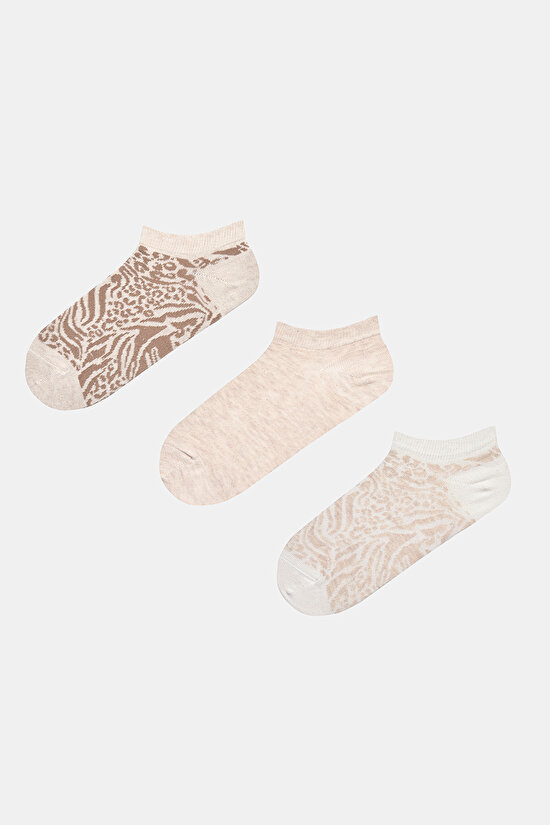 Browny Zebra 3in1 Liner Socks - 1