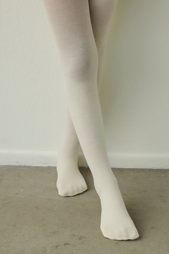 Pretty Koton Beyaz 2’li Külotlu Çorap - 3