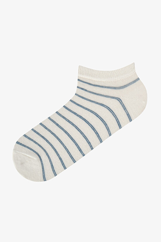 Erkek Renkli Marine Steps 5'li Patik Çorap - 2