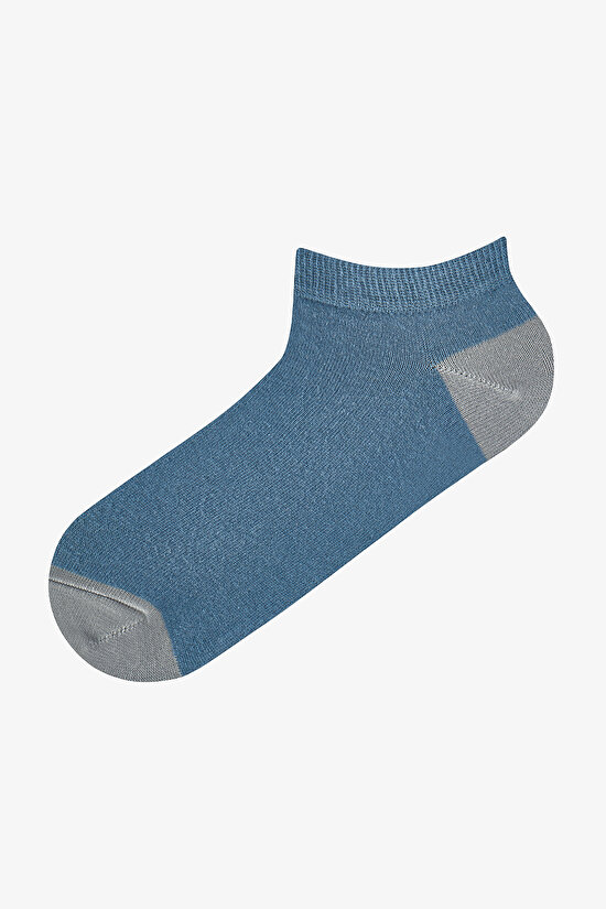 Erkek Renkli Marine Steps 5'li Patik Çorap - 4