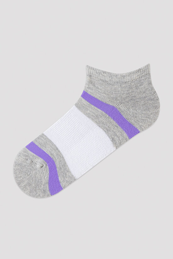 Active Thick Line Towel 2in1 Liner Socks - 2