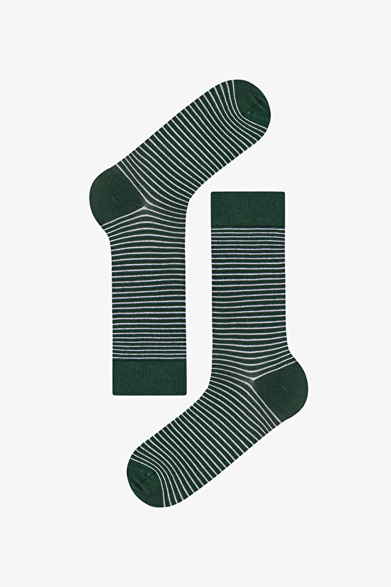 Erkek Renkli Forest Lines 3'lü Soket - 4