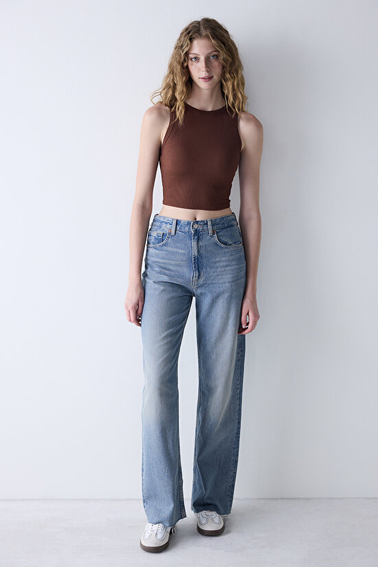 Kahverengi CUPsecret Kendinden Pedli Halter Cup Top - 6