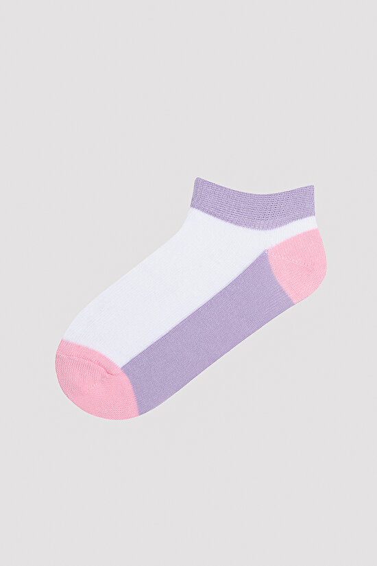 Girls Check 4in1 Liner Socks - 4