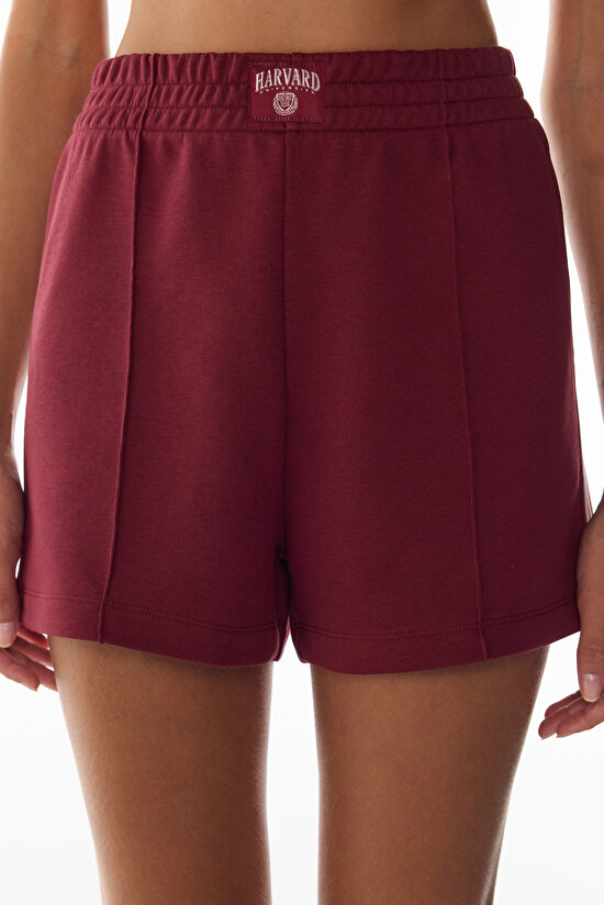 HARVARD RETRO SHORTS, L, BX9 BORDO